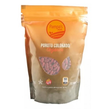 Porotos colorados org Pampa grains 500gr